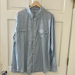 Huk Mens Tide Point Button Down Shirt. Size XL. Excellent.